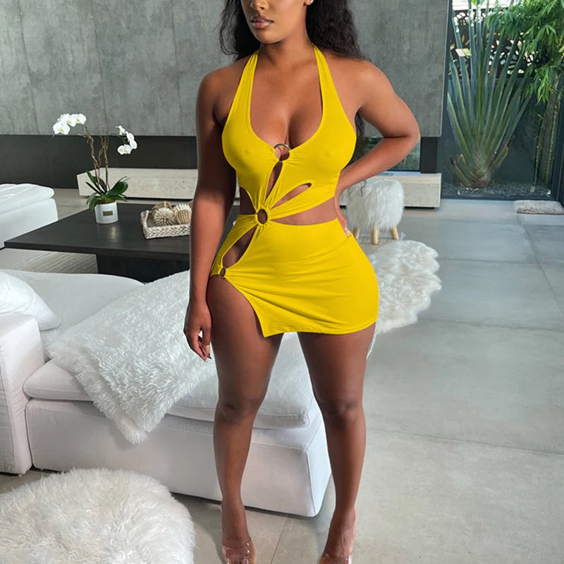 Orange Bodycon Mini