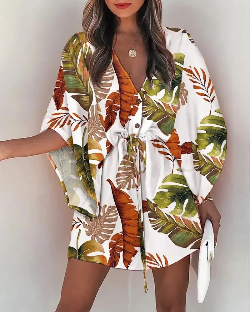 Floral Ruffle Dress
