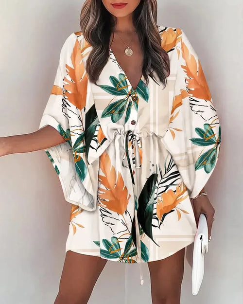 Floral Ruffle Dress