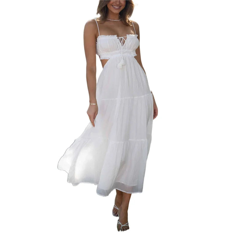 White Boho Maxi
