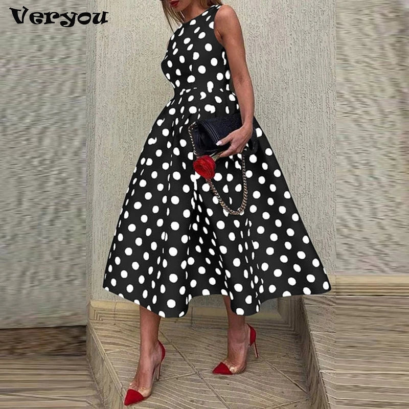 Polka Dot Midi