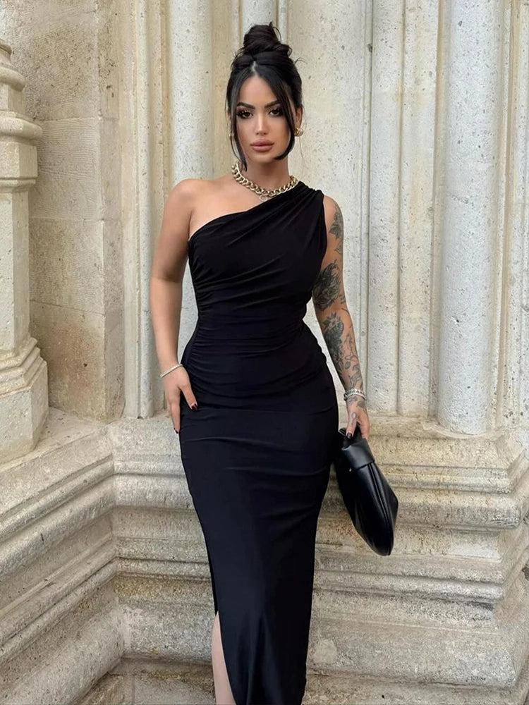 Backless Split Maxi