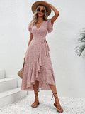 Floral Wrap Dress