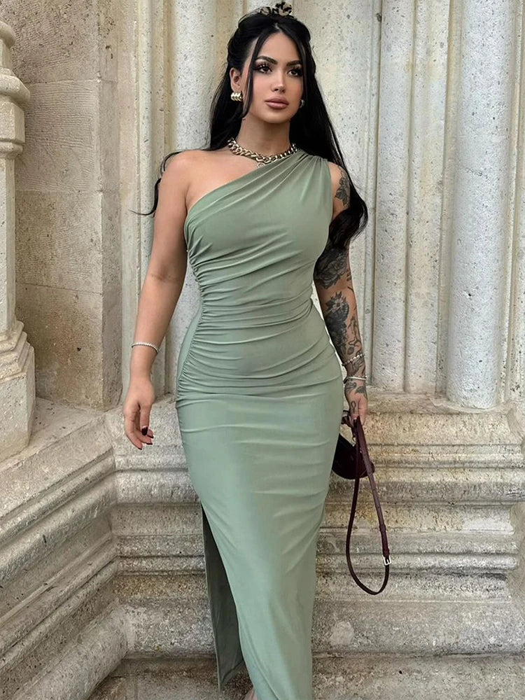 Backless Split Maxi